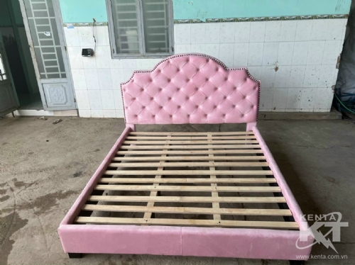 giường 1m6 màu hồng si