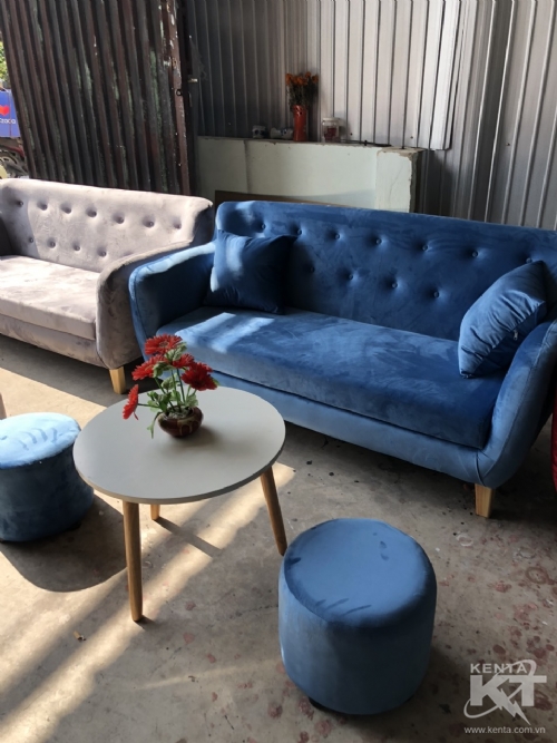 sofa nu hoang xanh