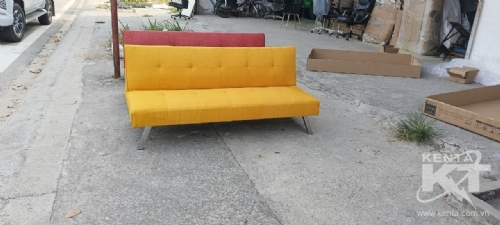 sofa bed màu vàng