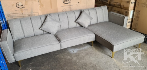 Sofa góc Chữ L xám 2012 (D275 x R150)