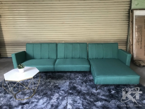Sofa góc L xanh ngọc 2052 (D275 x R150)