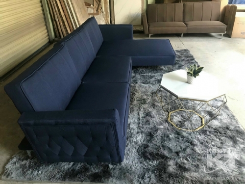 Sofa góc L  xanh navy 2051 (D275 x R150)